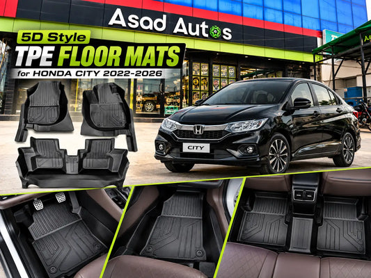 Honda City TPE Car Floor Mats 2022–2026