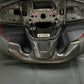 Honda Civic 2016-2021 Carbon Fiber Steering Wheel, featuring a premium sporty design, ergonomic grip, and luxurious finish.