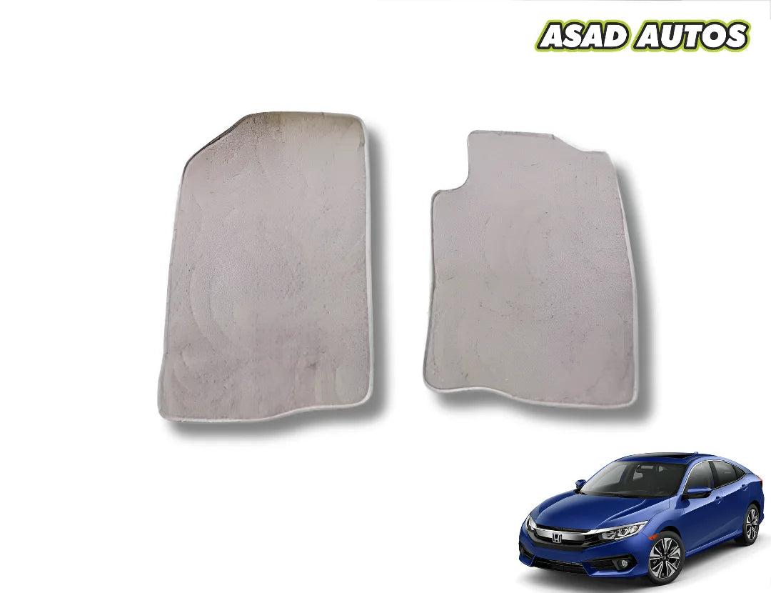 Honda Civic 2016-2021 Carpet Floor Mats – Beige Color | Premium Fit