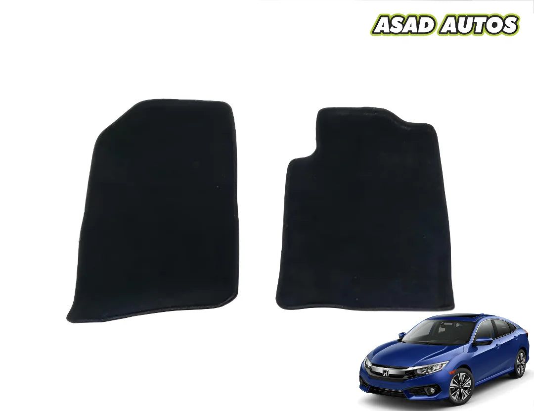 Honda Civic 2016-2021 Carpet Floor Mats – Premium Custom Fit, Durable & Stylish