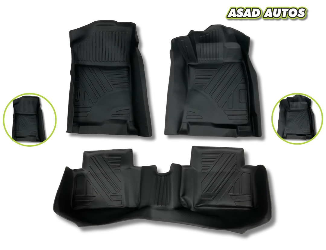 Honda Civic 2022–2025 TPE A+ Quality Car Floor Mats – Custom Fit, Waterproof, Non-Slip & Premium Interior Protection