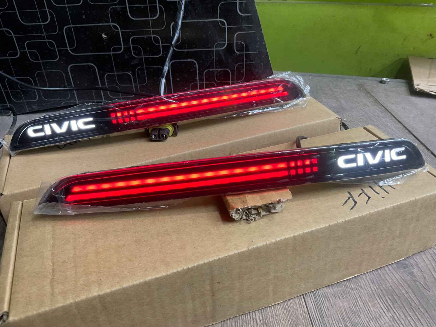 Honda Civic 2022–2026 Back Reflector Lights
