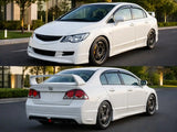 Honda Civic Reborn 2006 2011 Mugen Body Kit ABS Plastic Front Back Sides