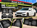 Honda Civic X TPE Car Floor Mats 2016–2021