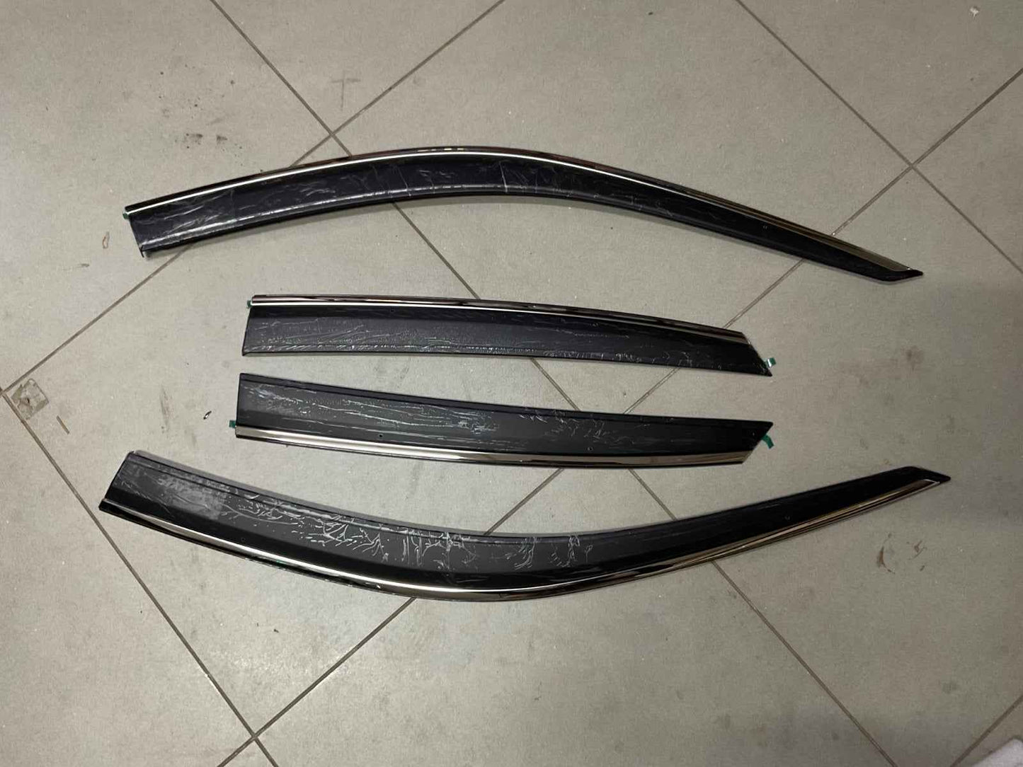 TXR Sun Visor Air Press with Chrome (4 Pcs) for Honda Civic 2022–2025