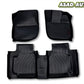 Honda HR-V 2022–2024 – Luxury 9D TPE Plastic Floor Mats (New Style)