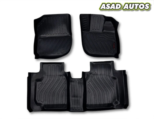Honda HR-V 2022–2024 – Luxury 9D TPE Plastic Floor Mats (New Style)