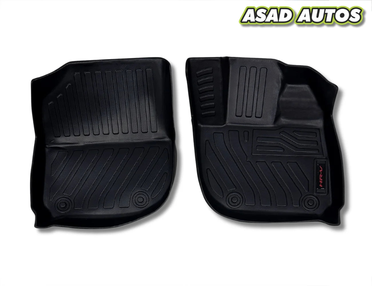 Honda HR-V 2022–2024 – Luxury 9D TPE Plastic Floor Mats (New Style)