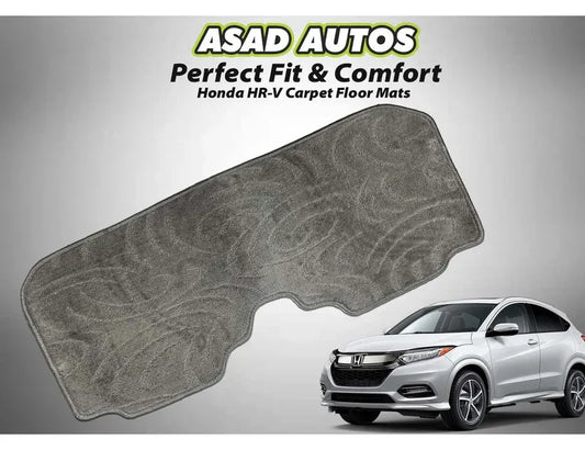 Honda HR-V black carpet floor mats featuring a custom fit, premium design, and durable protection for an elegant and clean car interior.