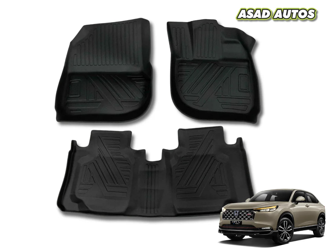 Honda HRV HEV 2025-2026 TPE A+ quality heavy-duty car floor mats waterproof full coverage interior protection