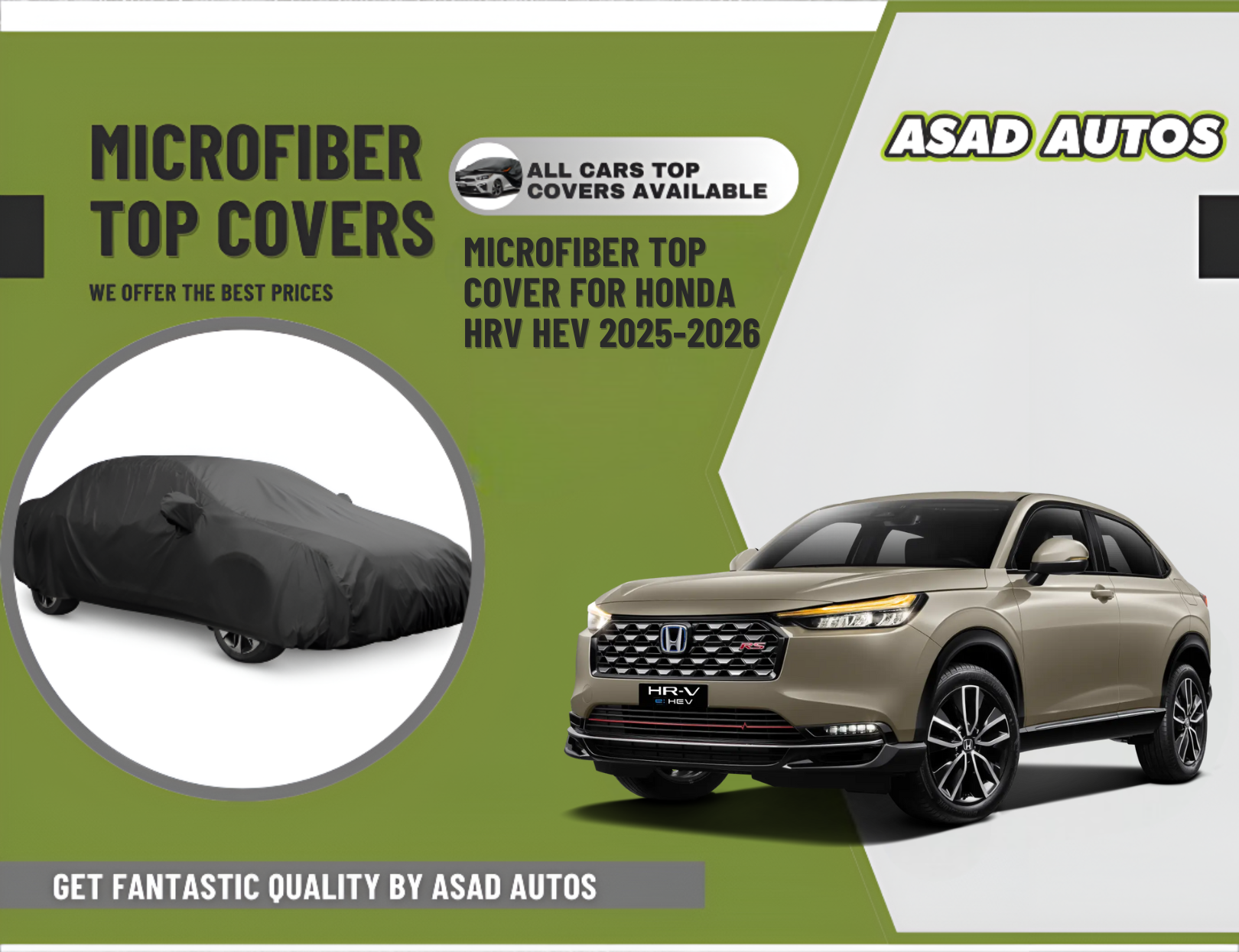 Honda HRV HEV 2025-2026 microfiber top cover dashboard protection anti glare interior mat