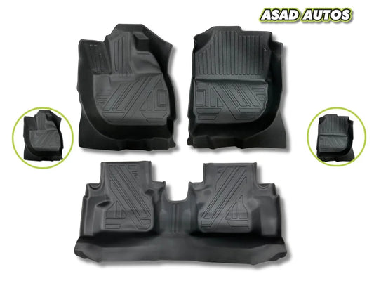 Honda Vezel 2013–2021 TPE Floor Mats, All-Weather Floor Mats for Honda Vezel, Custom Fit TPE Mats for Vezel, Waterproof Car Mats for Honda Vezel