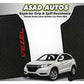 Honda Vezel 2014-2021 latex rubber car floor mats, offering a custom fit, all-weather protection, durability, and a non-slip surface for a clean and stylish interior.