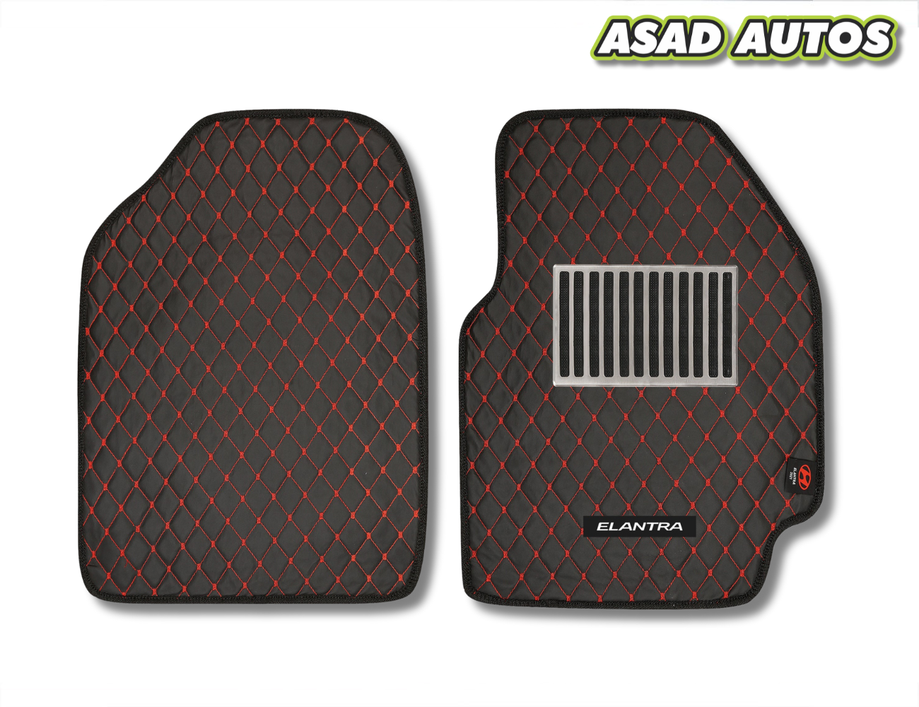 Hyundai Elantra 2021–2024 7D Luxury Car Floor Mats | Custom Fit | Waterproof & Anti-Slip