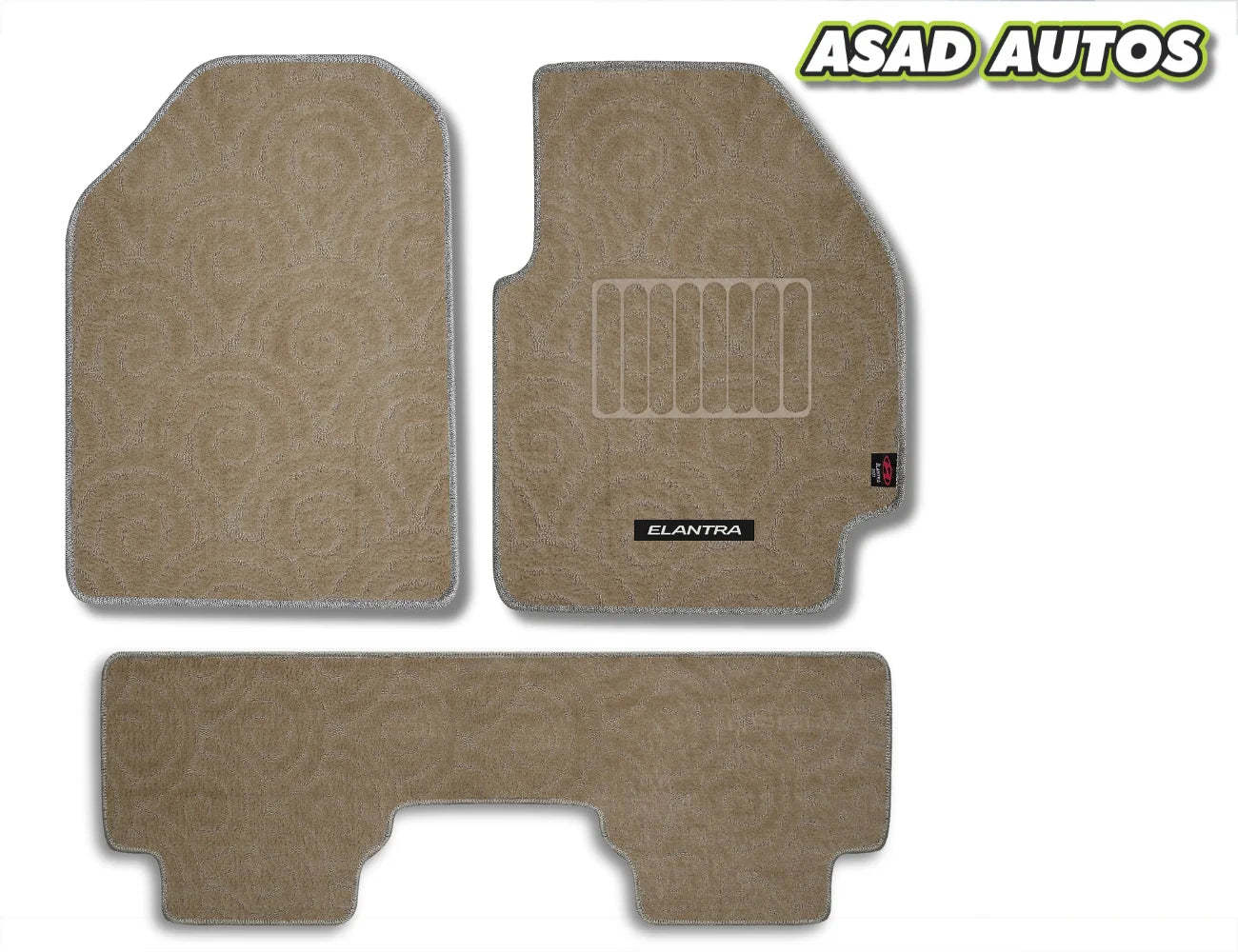Hyundai Elantra 2021–Present Premium Carpet Car Floor Mats | Custom Fit | Elegant & Durable