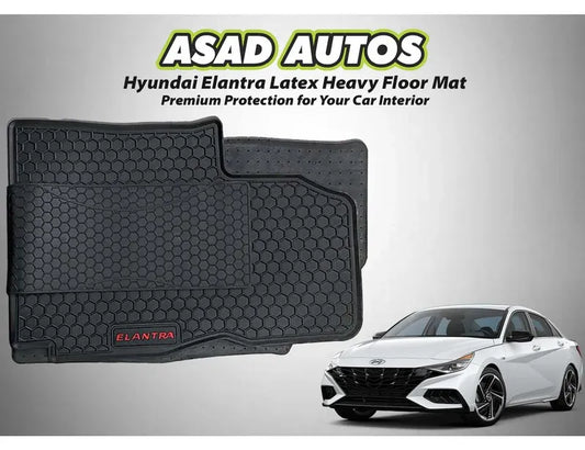 Hyundai Elantra 2024-2025 Latex Heavy Floor Mat – Durable protection for your car interior, designed for a perfect fit and easy maintenance.
