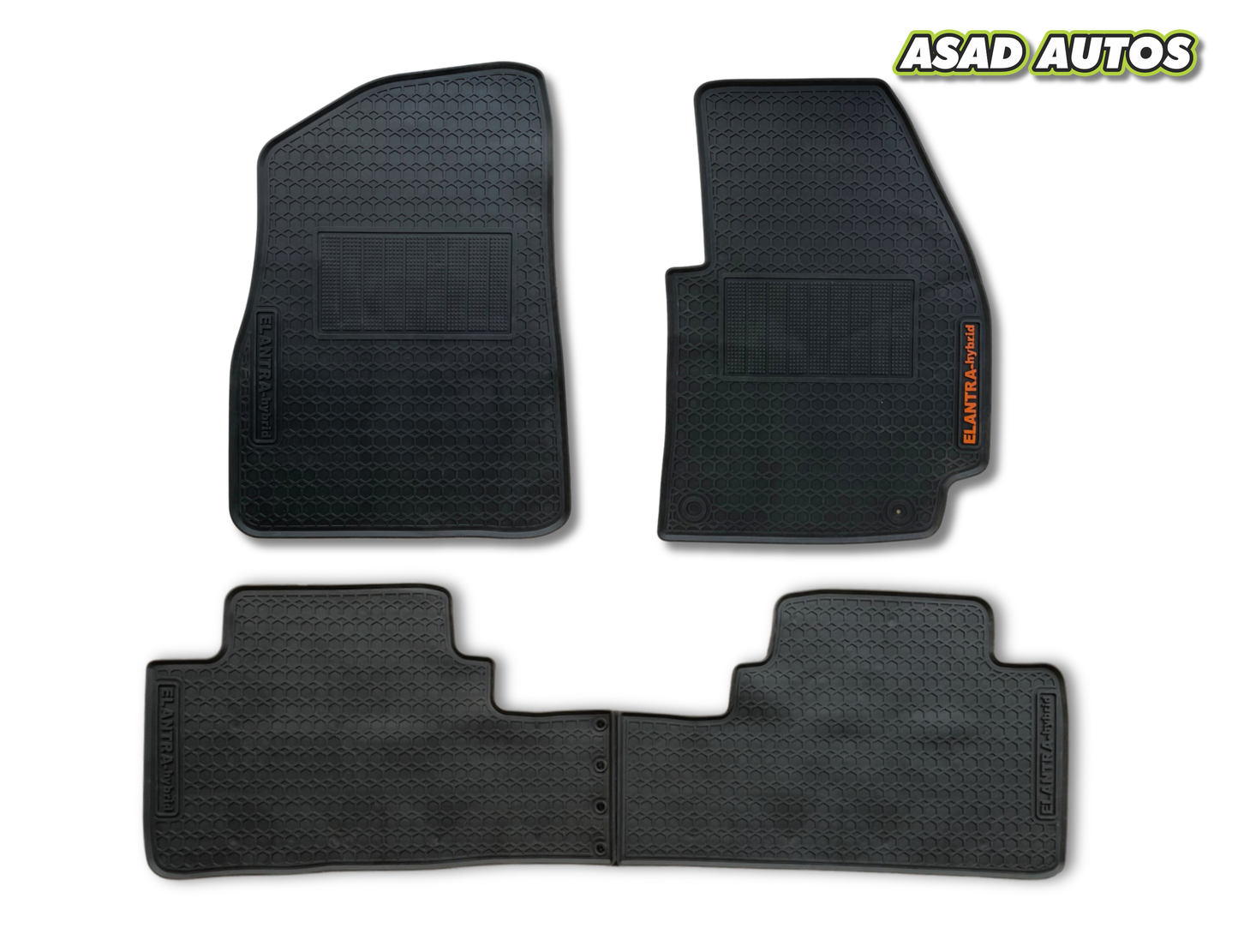 Hyundai Elantra Hybrid 2025-2026 latex rubber heavy duty car floor mat waterproof non-slip interior protection