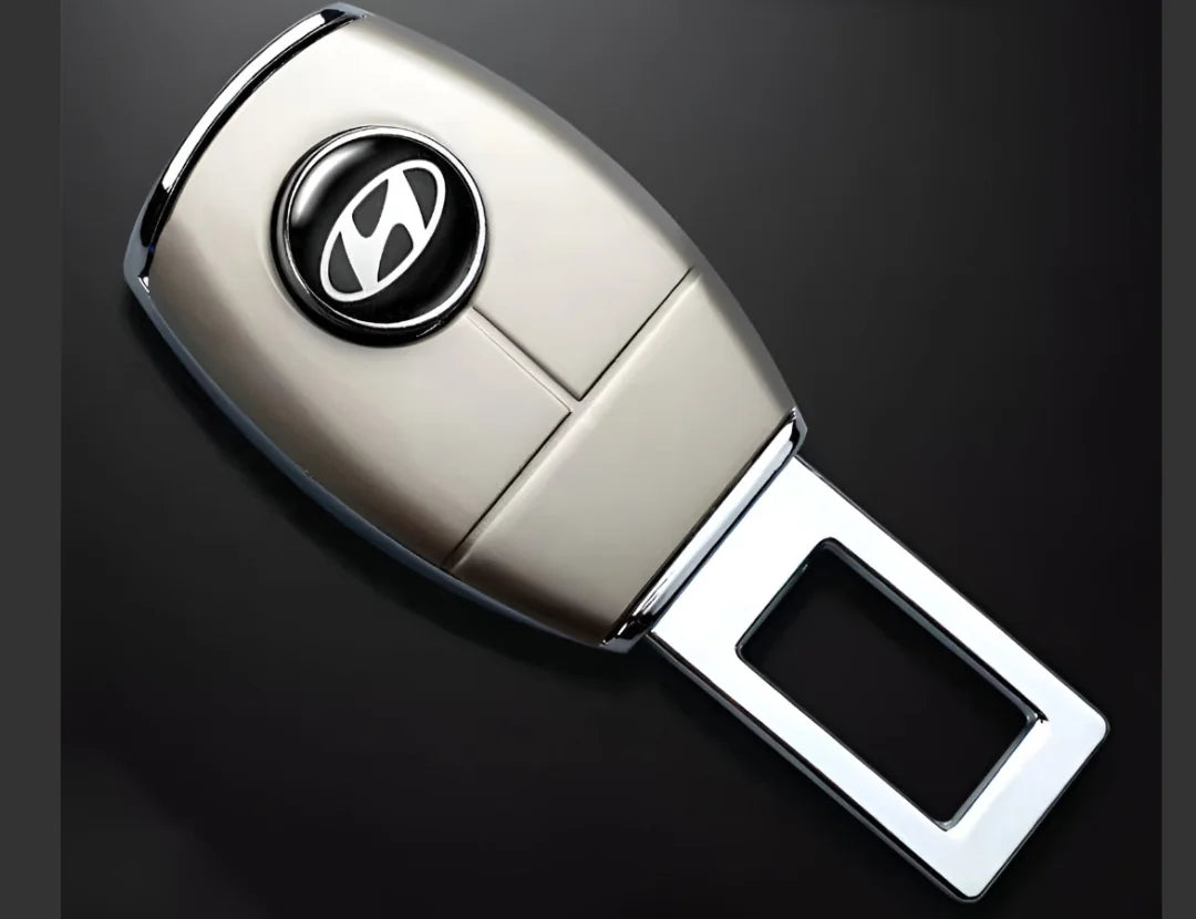 Hyundai Elantra Hybrid 2025-2026 logo metal seat belt clip premium buckle accessory