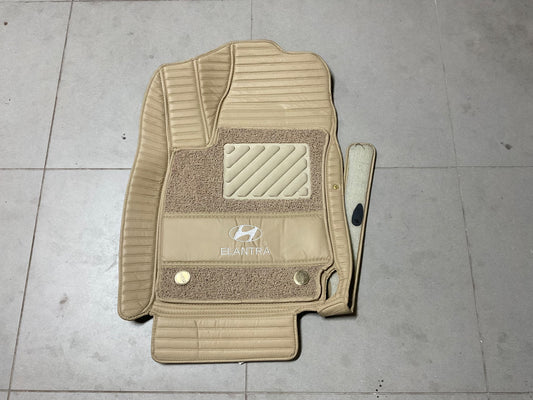 "Hyundai New Elantra 11D Mats – Premium All-Weather Floor Protection with Luxury Design"







