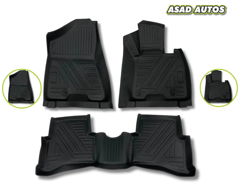 Hyundai Tucson 2015-2024 TPE A+ Quality Car Floor Mats – Premium Custom Fit