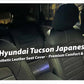 Hyundai Tucson Japanese Synthetic Leather Seat Cover, custom-fit for comfort, durability, and luxurious style.
