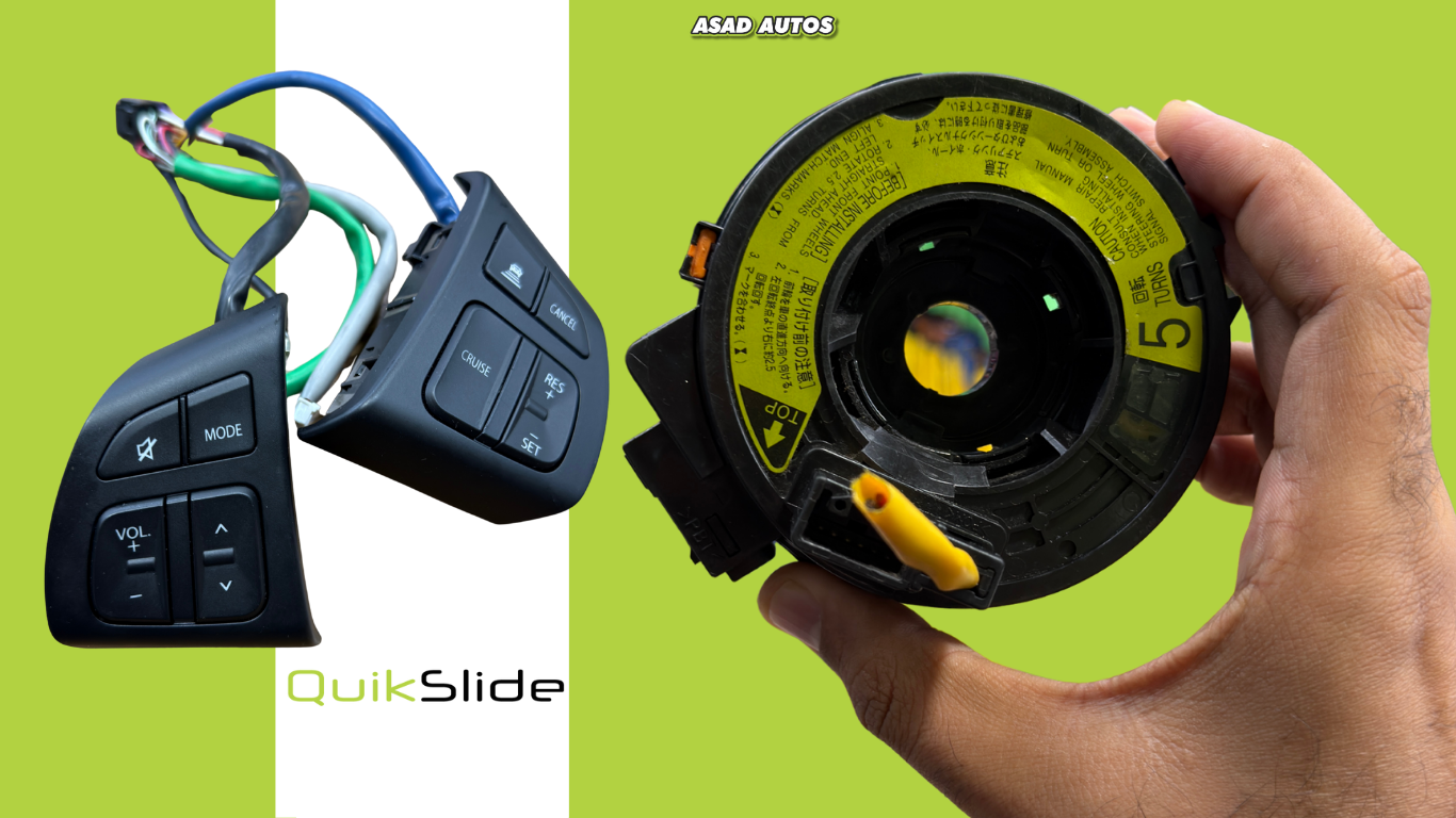 Suzuki Cultus 2018-2026 Multimedia Steering Buttons with Spiral Cable - Premium Control Kit