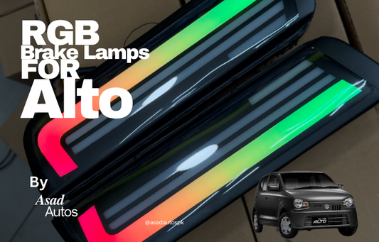 Suzuki Alto 2014- 2024, prepare to enhance with these upgraded RGB V2 Brake Lights.