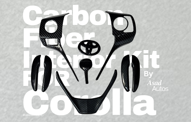 Toyota Corolla 2014-2024 Carbon Fiber Interior Kit