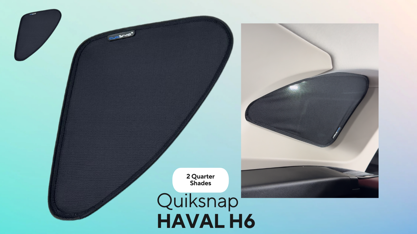 Quik Snap Window Sun Shades (Car Pardy) For Haval H6 2022-2024 Crossover: Ultimate UV Protection & Style