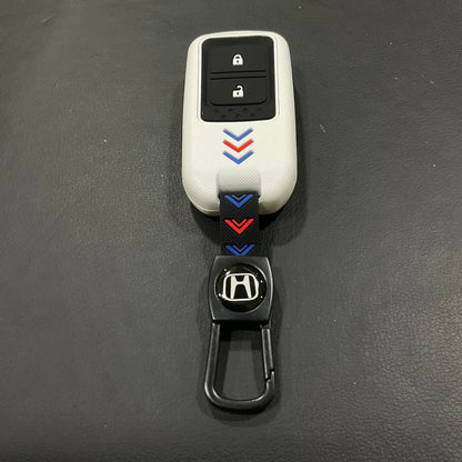 Carbon Fiber Style Plastic Key Cover Premium Quality for Honda BRV+ Vezel