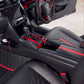 Transform Your Honda Civic X with Bespoke Seat Covers in Lamborghini Red Style