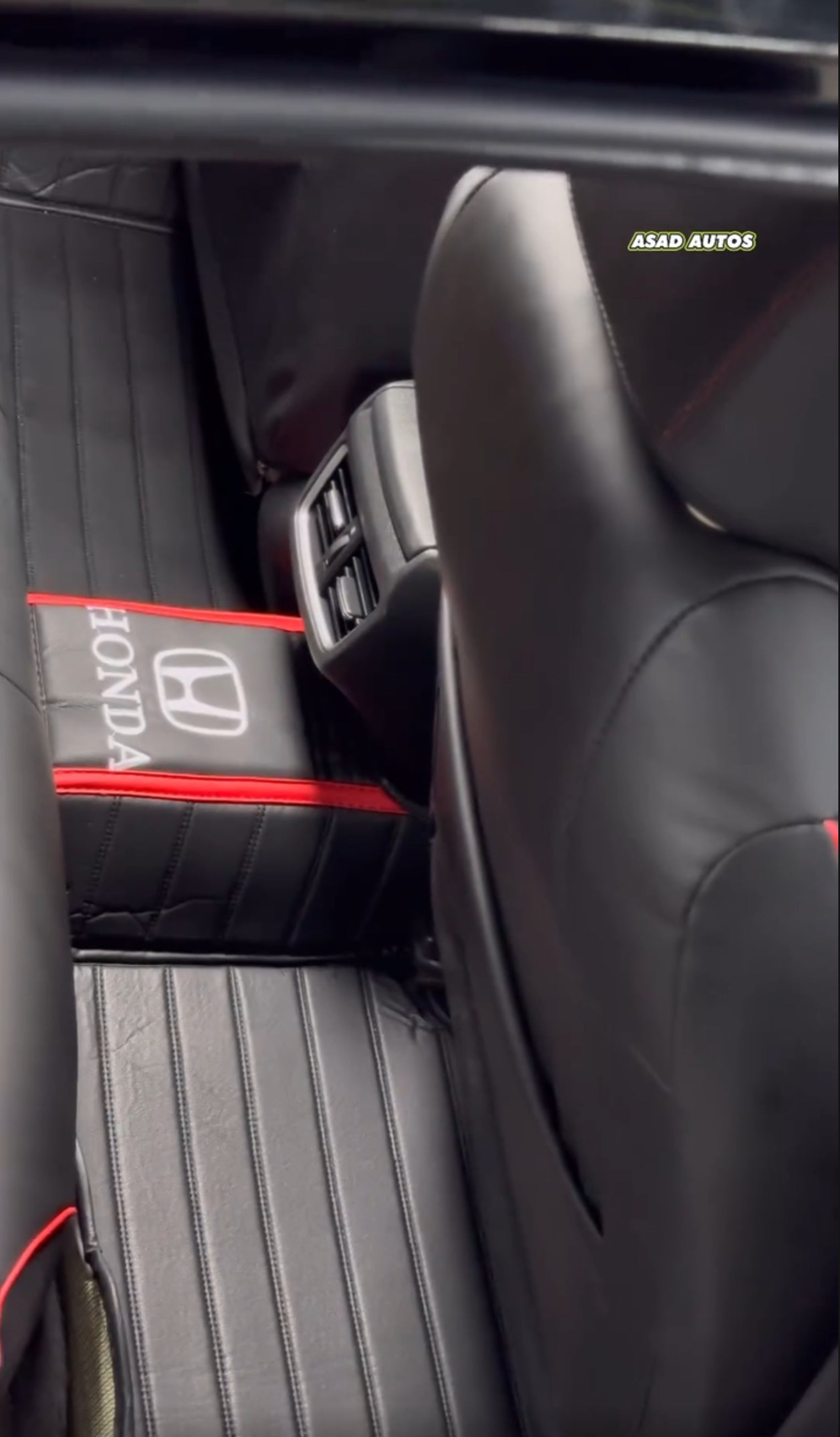 Transform Your Honda Civic X with Bespoke Seat Covers in Lamborghini Red Style