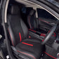 Transform Your Honda Civic X with Bespoke Seat Covers in Lamborghini Red Style