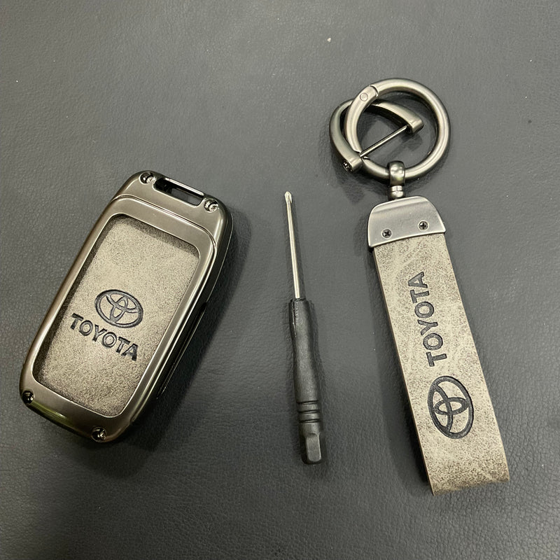 Leather Key Cover for Toyota Corolla Grande 2014-2026