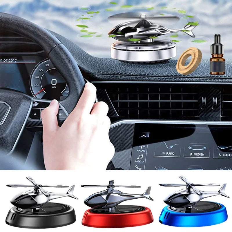 Solar Helicopter For Car Fragrance