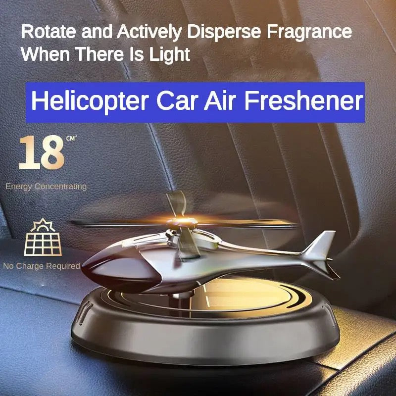Solar Helicopter For Car Fragrance
