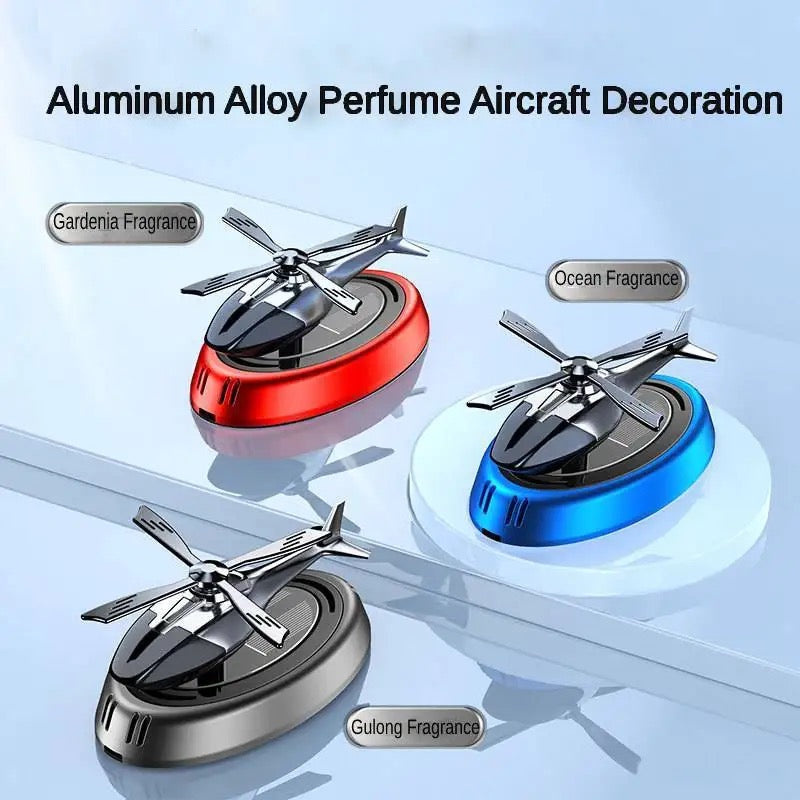 Solar Helicopter For Car Fragrance