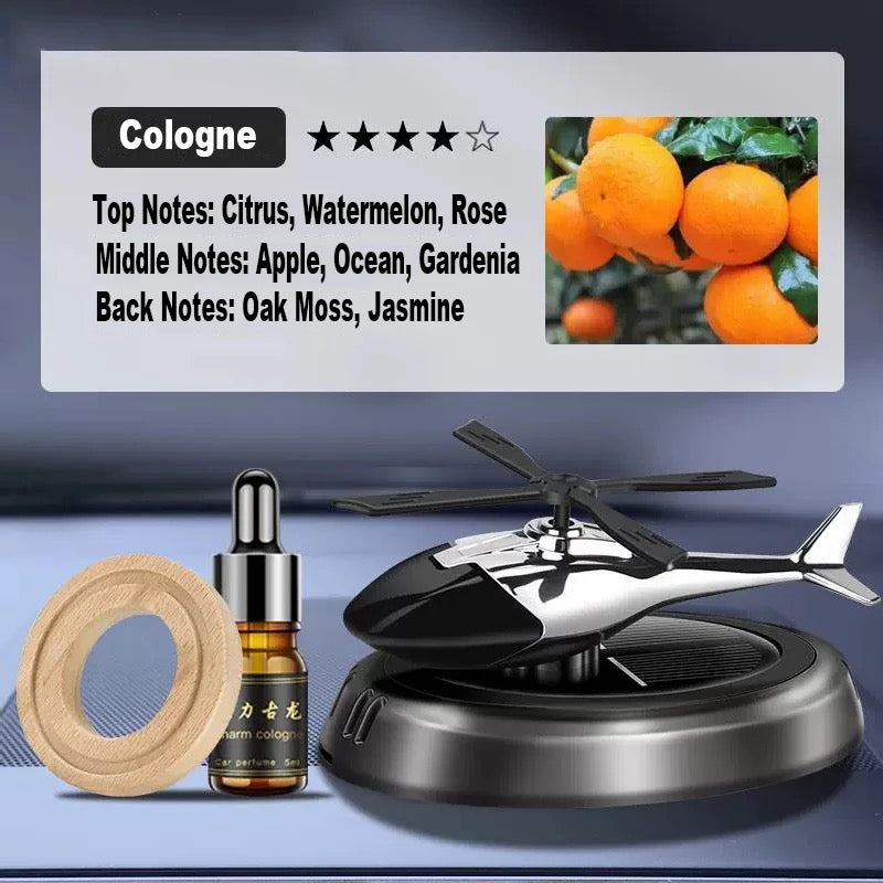 Solar Helicopter For Car Fragrance