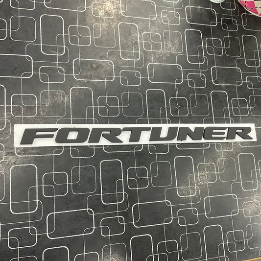 "Fortuner" Matt Black Monogram for Toyota Fortuner