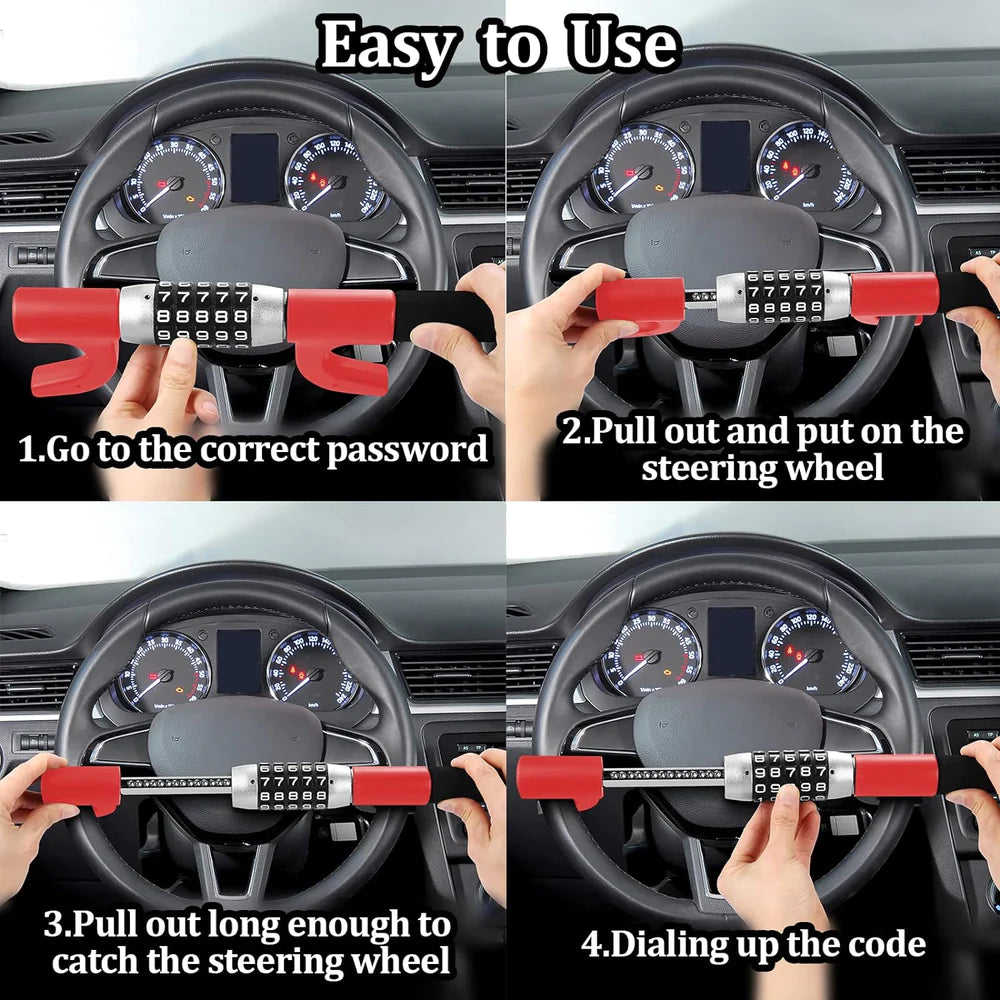 Steering Wheel Password Lock