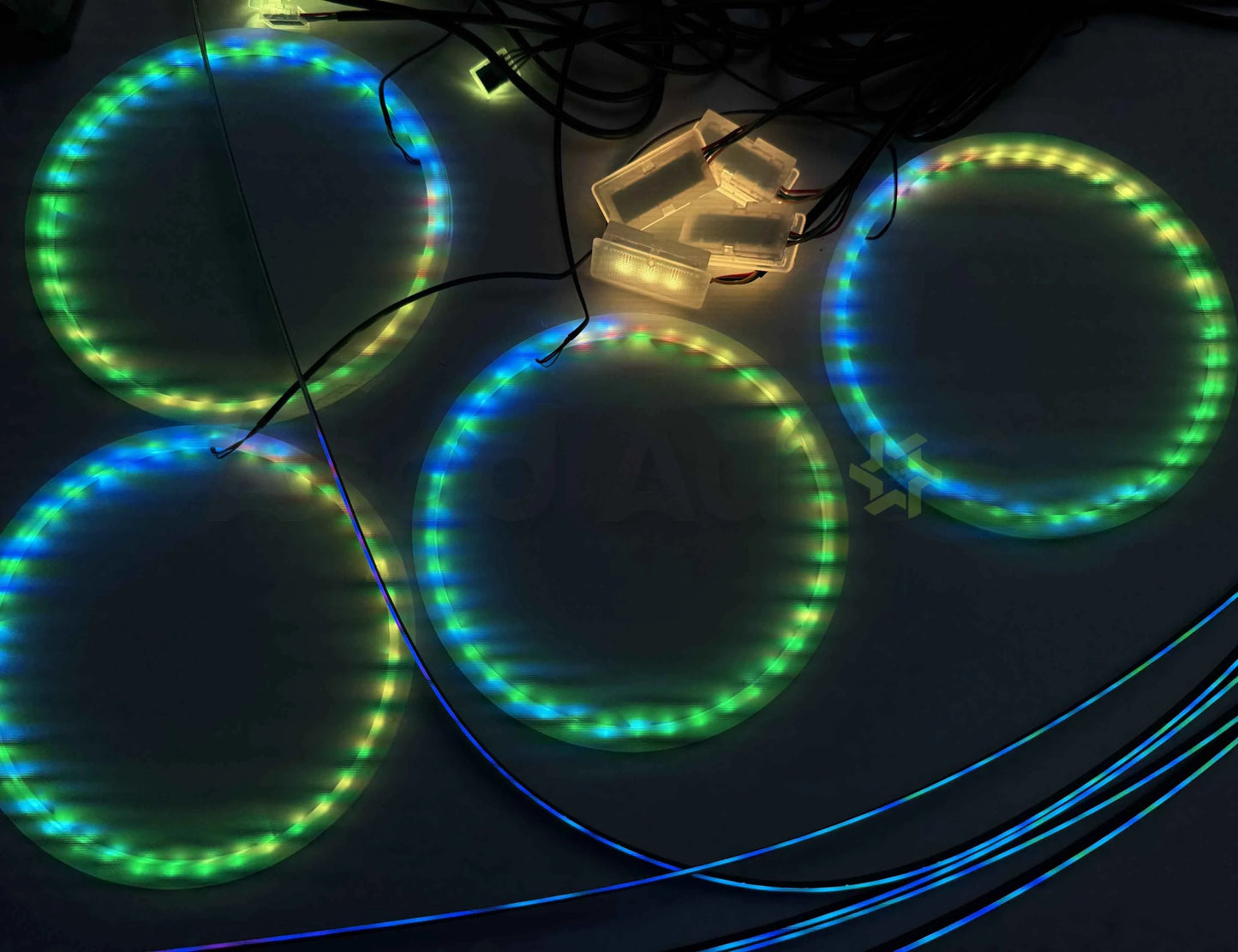 Interior Ambient Light Colorful LED 22 PCS Car Interior Lighting