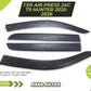 JAC T9 Hunter 2025–2026 TXR Air Press 4 Pcs with Chrome Sun Visor – Ultimate Comfort & Style