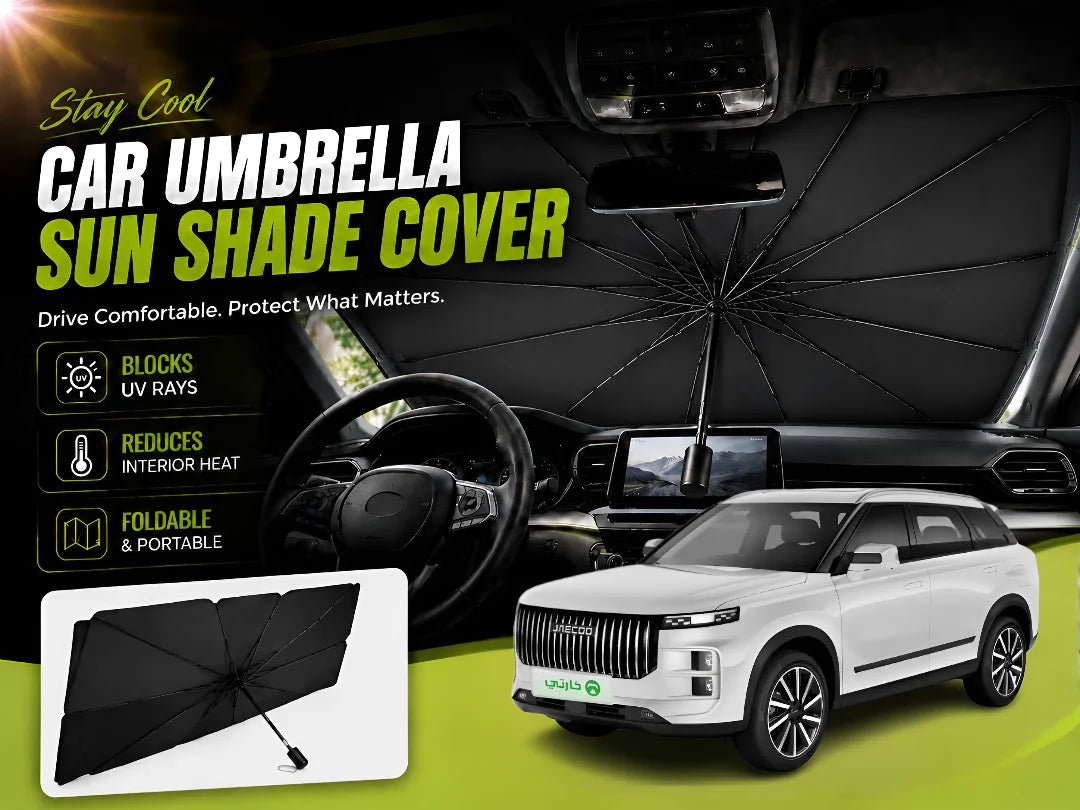 JAECOO J5 2025–2026 foldable car windshield sun protector