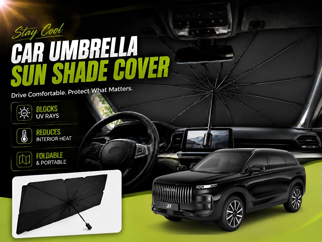 JAECOO J7 2025–2026 foldable car windshield sun protector