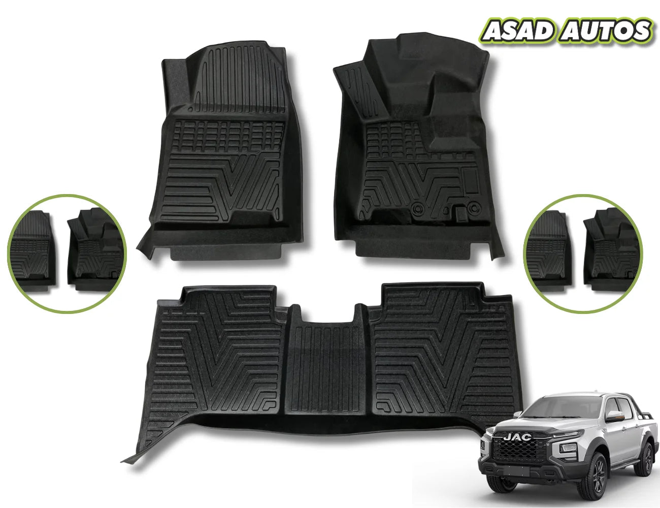 Jac T9 Hunter 2025 TPE Custom Fit Waterproof Floor Mats