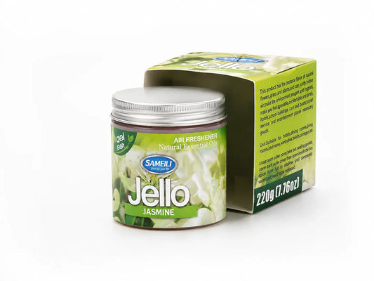 Jello Perfume Gel car fragrance designed to provide a pleasant long-lasting scent for car interiors, homes, offices, cupboards, and other enclosed spaces.