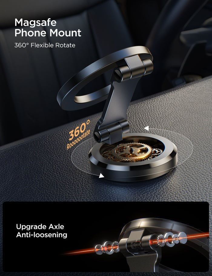Joyroom Foldable Magnetic Car Phone Mount – Secure, Adjustable & Compact

