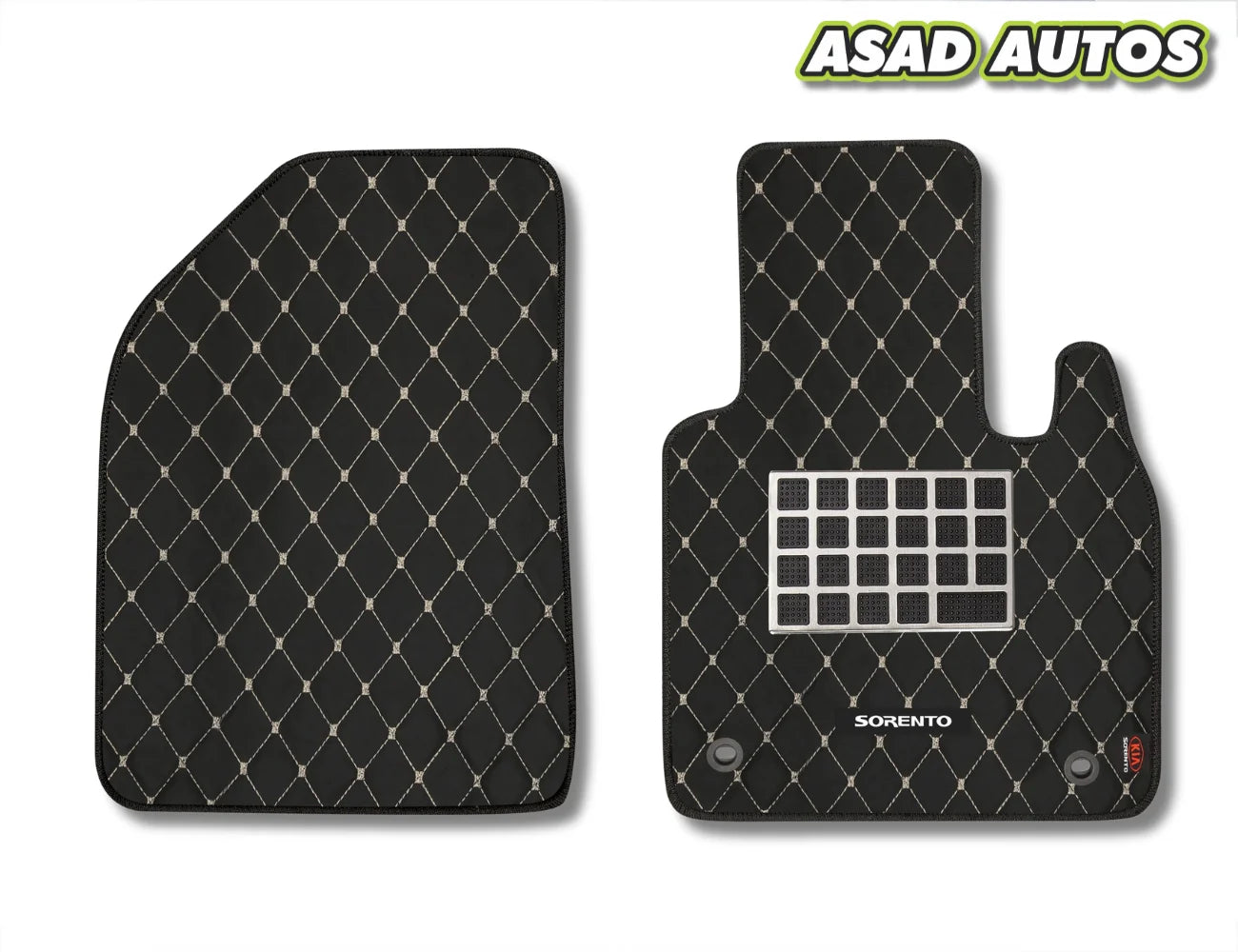KIA Sorento 7D Luxury Floor Mats (2021–Present) – Custom Fit, Waterproof & Anti-Slip