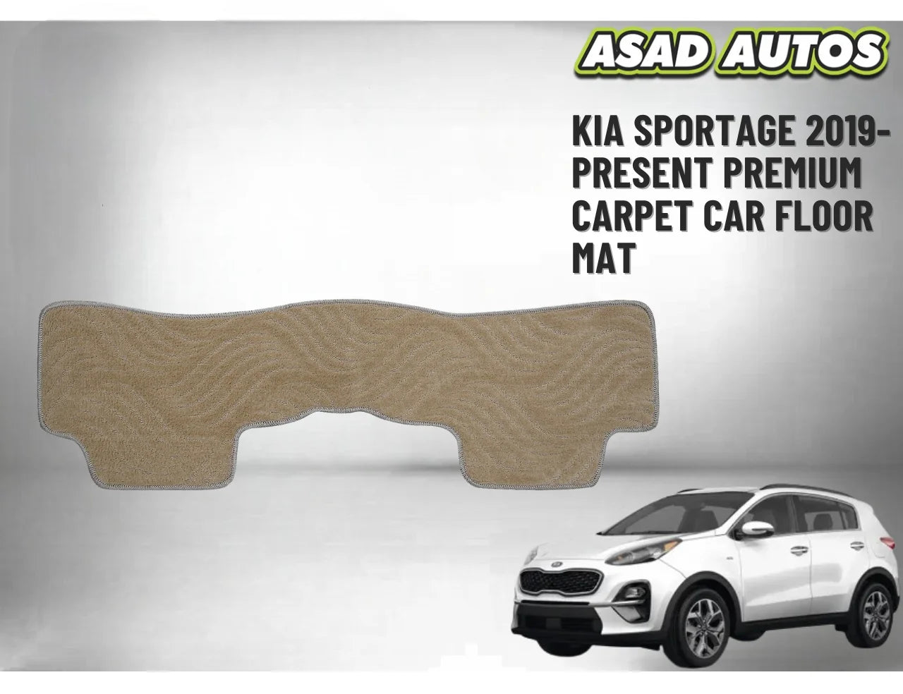 KIA Sportage 2019-Present Premium Carpet Car Floor Mats – Custom Fit, Durable & Stylish Interior Protection
