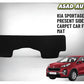 KIA Sportage 2020–Present Side Logo Carpet Car Floor Mat – Premium Fit & Finish